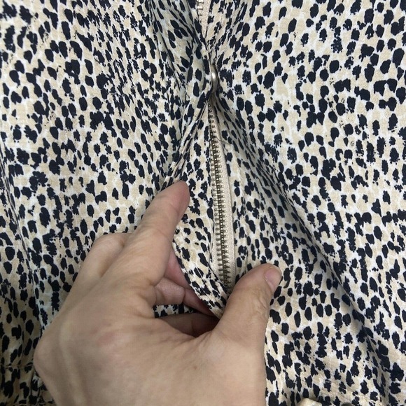 Club Monaco Animal Print Drawstring Waist Jacket XS - Picture 3 of 9